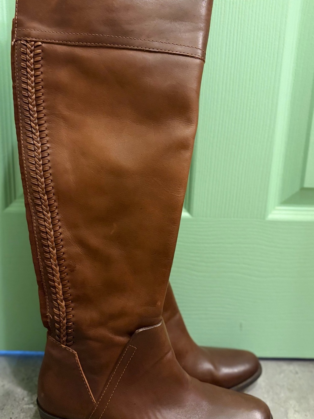 Vince Camuto Leather Boots 8.5